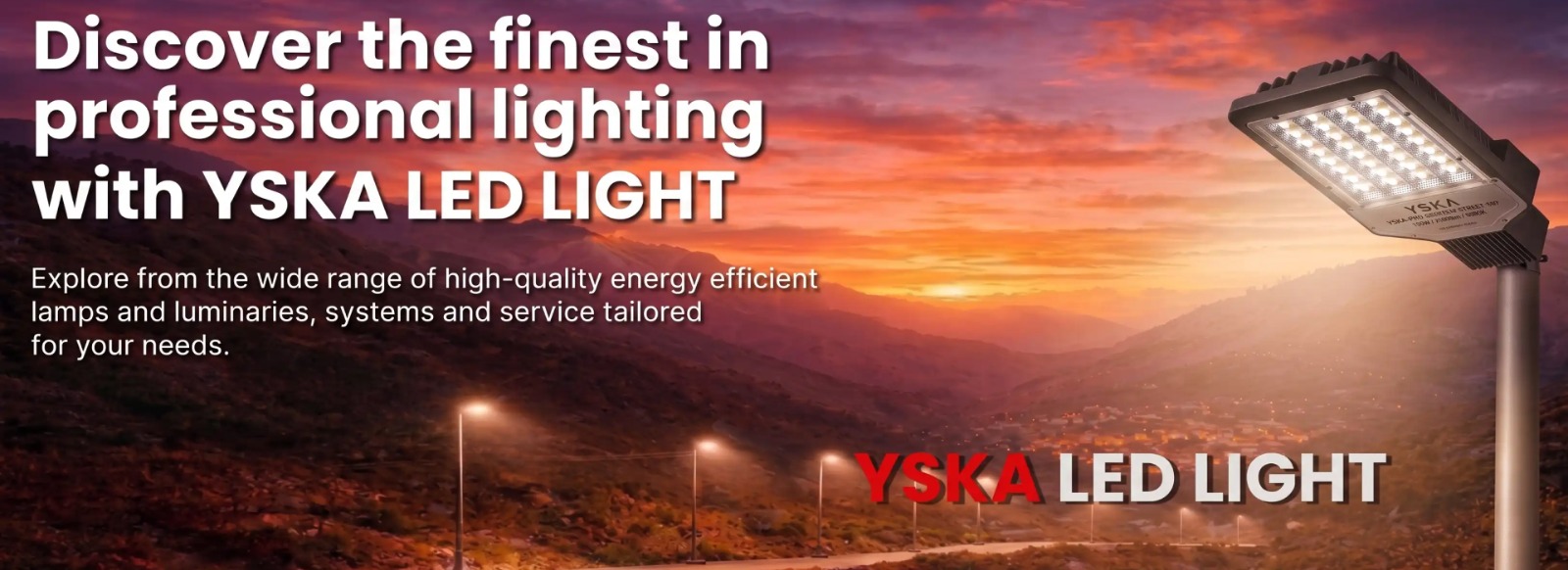 YSKA LED Lights Banner